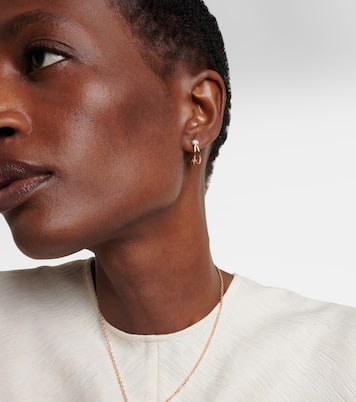 Pendientes Pomellato Together de oro rosa de 18 ct con diamantes | Pomellato