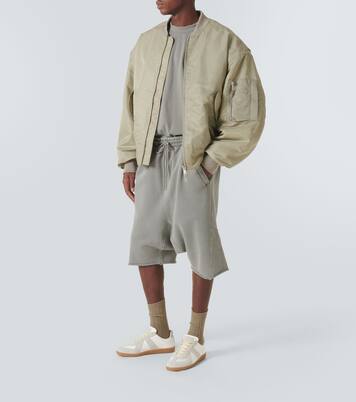 Heavy cotton jersey shorts | Entire Studios