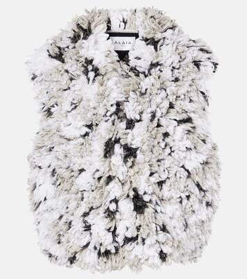 Weste Lynx aus Faux Shearling | Alaïa