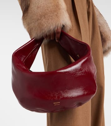 Sac Olivia Medium en cuir verni | Khaite