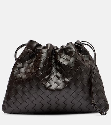 Dustbag Medium leather clutch | Bottega Veneta