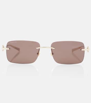Horsebit rectangular sunglasses | Gucci