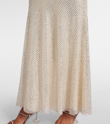 Bridal Robe mit Spitze und Kristallen | Self-Portrait