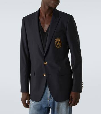 Blazer aus Wolle und Seide | Dolce&Gabbana
