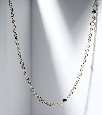 Gravity Estrella 18kt gold-plated sterling silver necklace with diamonds | Spinelli Kilcollin