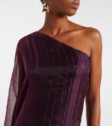 One-Shoulder-Robe Betsy aus Cady | Taller Marmo