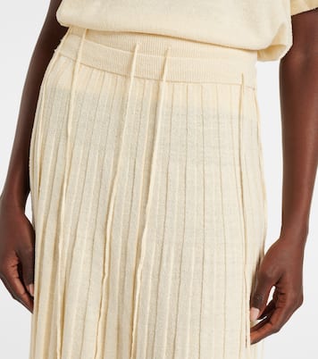 Maxirock Straccio aus einem Leinengemisch | Christopher Esber