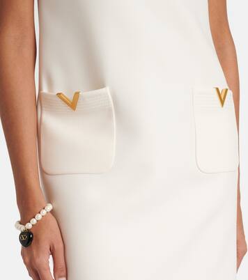VGold Crepe Couture minidress | Valentino
