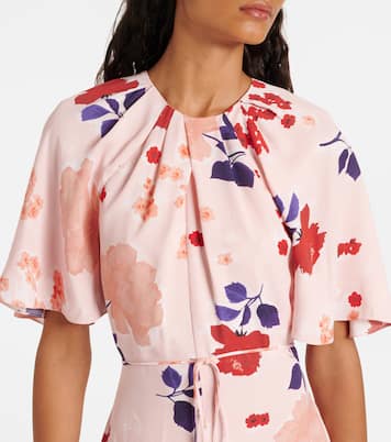 Robe chemise à fleurs | Erdem