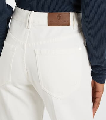 Jean ample à taille mi-haute | Brunello Cucinelli