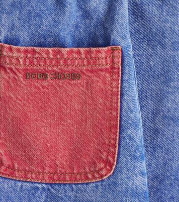 Colorblock denim skirt | Bobo Choses