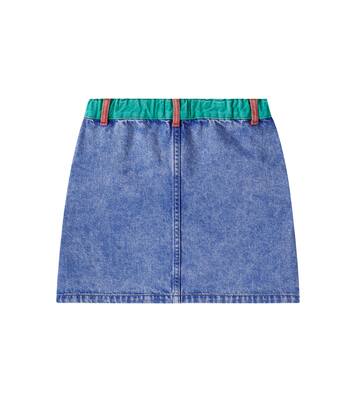 Colorblock denim skirt | Bobo Choses