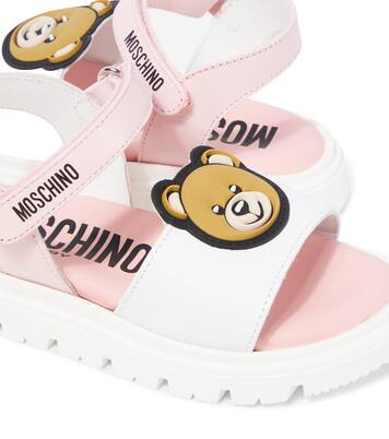 Teddy Bear leather sandals | Moschino Kids