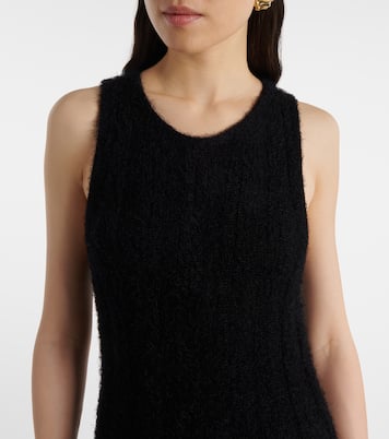 Abito lungo Fiore in seta e cashmere | Khaite