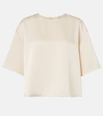 T-shirt oversize Barb en satin | Leset