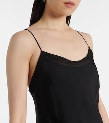 Robe midi en satin de soie | Toteme