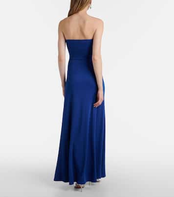 Paisley Disconnect gathered maxi dress | Christopher Esber