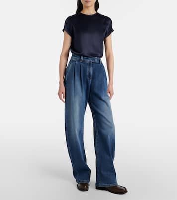 Mid-Rise Wide-Leg Jeans | Brunello Cucinelli