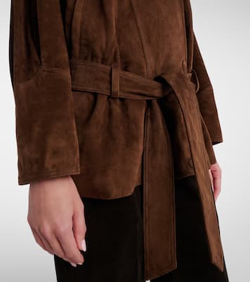 Jacke Buffy aus Veloursleder | Nour Hammour