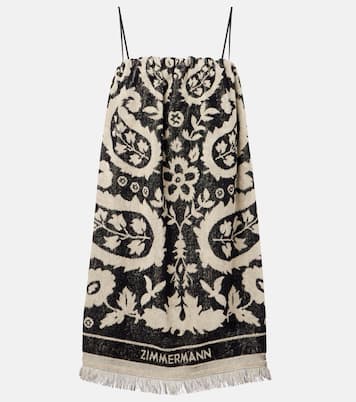 Rhiannon cotton terry minidress | Zimmermann
