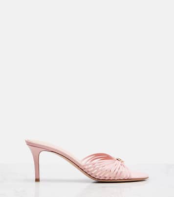 Vyna 70 leather mules | Gianvito Rossi