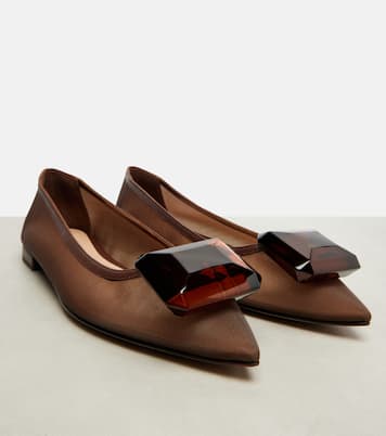 Jaipur embellished ballet flats | Gianvito Rossi