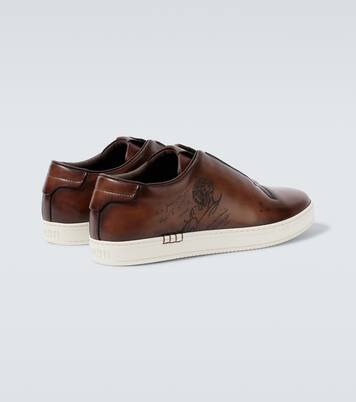 Playtime leather slip-on sneakers | Berluti