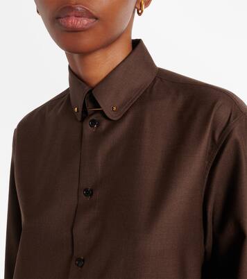 Thea virgin wool shirt | Loro Piana