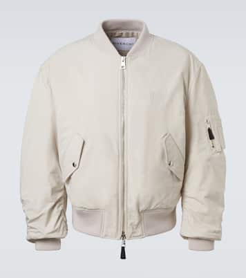 Givenchy Stamp cotton-blend bomber jacket | Givenchy