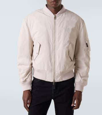 Givenchy Stamp cotton-blend bomber jacket | Givenchy