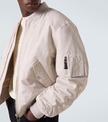 Givenchy Stamp cotton-blend bomber jacket | Givenchy