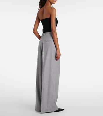 Weite Hose aus einem Wollgemisch  | Entire Studios