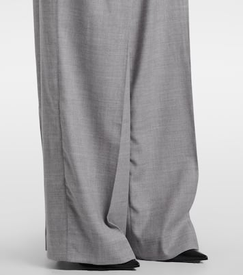 Weite Hose aus einem Wollgemisch  | Entire Studios