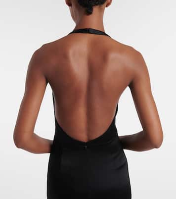 Robe aus Crêpe und Satin | Givenchy