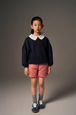 Mandy cotton jersey sweatshirt | C'era Una Volta