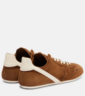 Minimal suede sneakers | Rick Owens