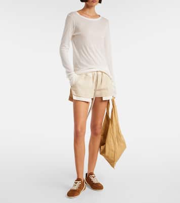 Minimal suede sneakers | Rick Owens