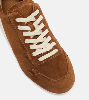 Minimal suede sneakers | Rick Owens
