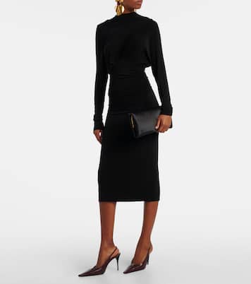 Supple satin clutch | Saint Laurent