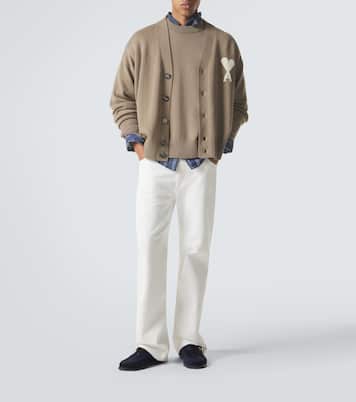 Ami de Cœur wool and cotton cardigan | Ami Paris