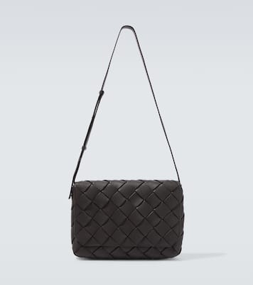 Diago Large leather crossbody bag | Bottega Veneta