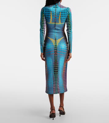 Printed midi dress | Jean Paul Gaultier