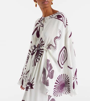 Robe longue Cassia imprimée | Cala de la Cruz