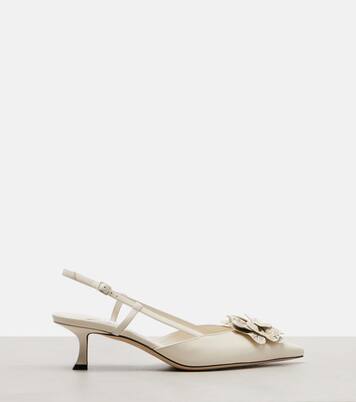 Mimmi 50 leather slingback pumps | Jimmy Choo