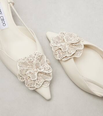 Mimmi 50 leather slingback pumps | Jimmy Choo