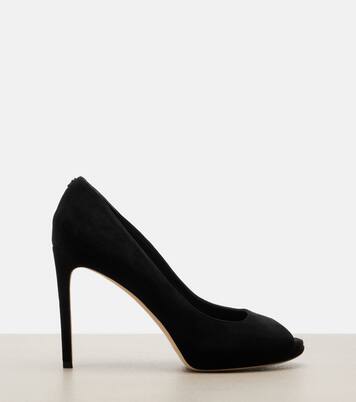 Riya suede peep-toe pumps | Jimmy Choo