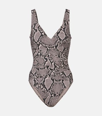 Lilith snake-effect swimsuit | Karla Colletto