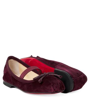 Baballet suede ballet flats | Christian Louboutin Kids