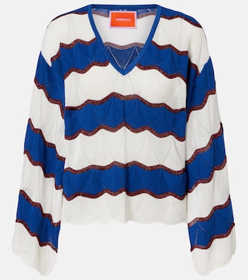 Hang Ten条纹棉质混纺上衣 | La DoubleJ