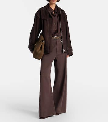 Veste Kamala oversize en daim | Rotate